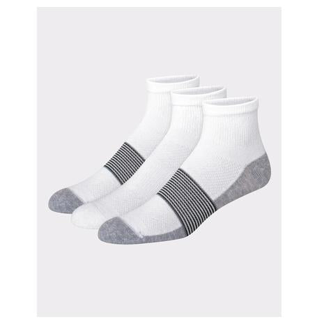 3-Pairs Hanes Men's Cool DRI Ventilation Ankle Socks