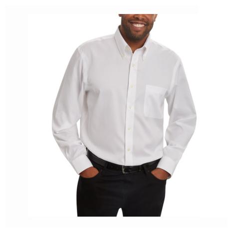 Get 10 Kirkland Signature Men’s White Cotton Dress Shirts