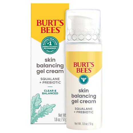 Burt’s Bees Clear & Balanced Skin Balancing Gel Cream w/ Squalane & Prebiotic