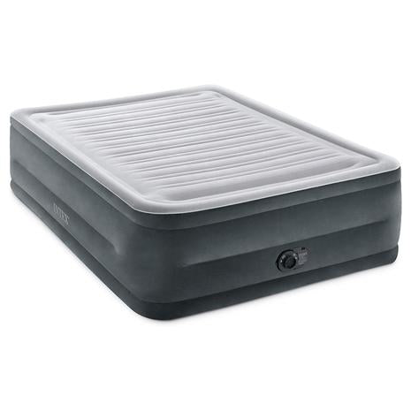 Intex Dura-Beam Deluxe Comfort-Plush High-Rise Air Mattress w/ Built-in Electric Pump