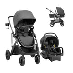 Evenflo Pivot Suite Travel System With LiteMax Infant Car Seat