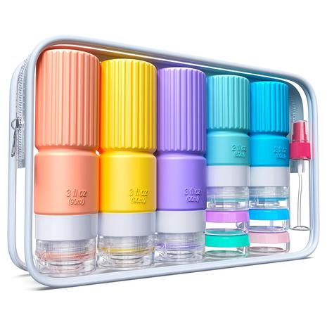 19-Count Leak Proof Travel Bottles