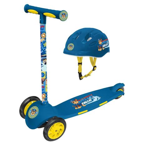 Paw Patrol 3 Wheel Scooter and Helmet Set (2 Colors)