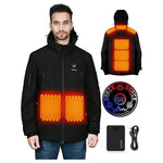 Heated Jacket Warm Coat With Battery Included