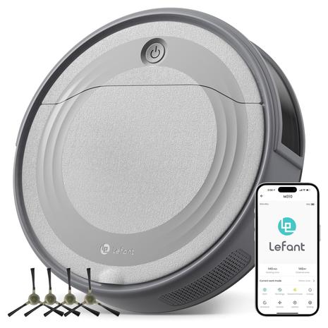 Lefant Robot Vacuum Cleaner With WiFi, 4500Pa Suction & Self-Charging