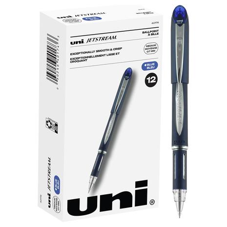 12-Count Uniball Jetstream Fine 0.7mm Ballpoint Pen