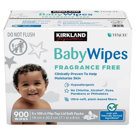 900 Kirkland Signature Baby Wipes