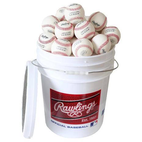 Rawlings Bucket of 24 Official League Practice Baseballs (Youth/14U)