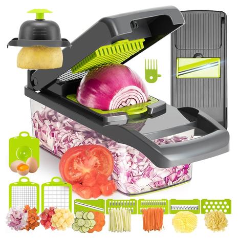 12-In-1 Vegetable Chopper & Slicer