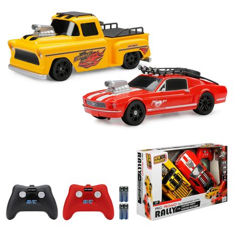 Remote Control Chevy vs. Mustang Road Rally Race Set