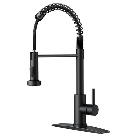 Kitchen Sink Faucet with Pull Down Sprayer (2 Colors)