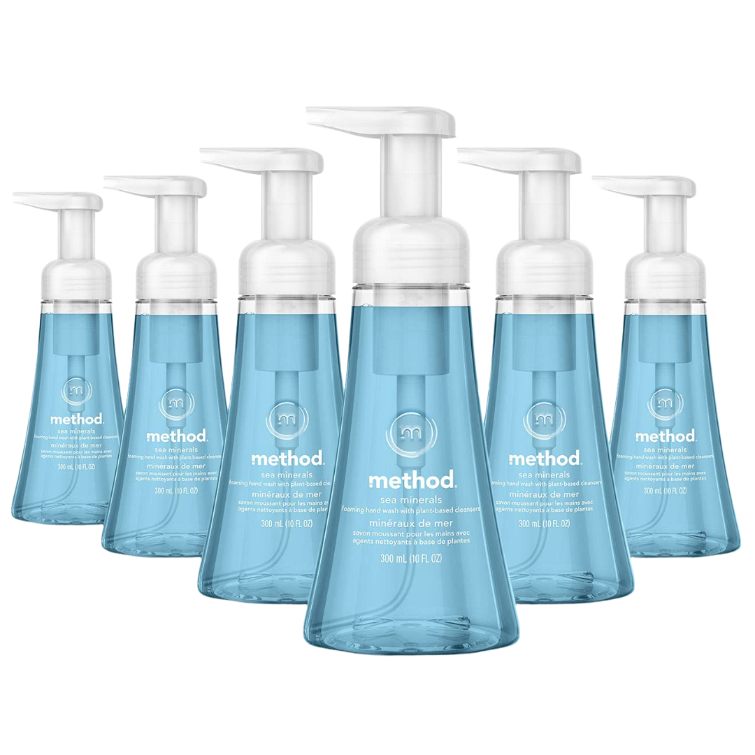 6-Pack Method Foaming Hand Soap Sea Minerals