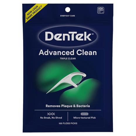 150-Count DenTek Triple Clean Advanced Clean Floss Picks