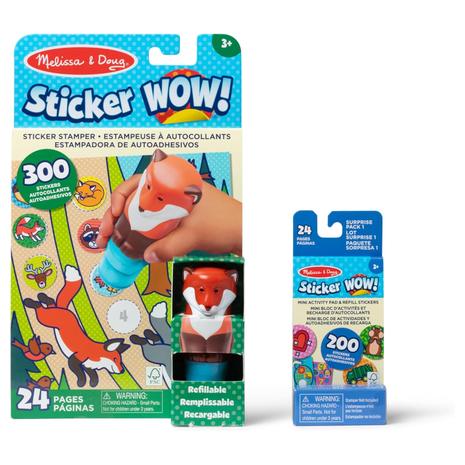 Melissa & Doug Activity Pad With 500 Stickers & Stamper