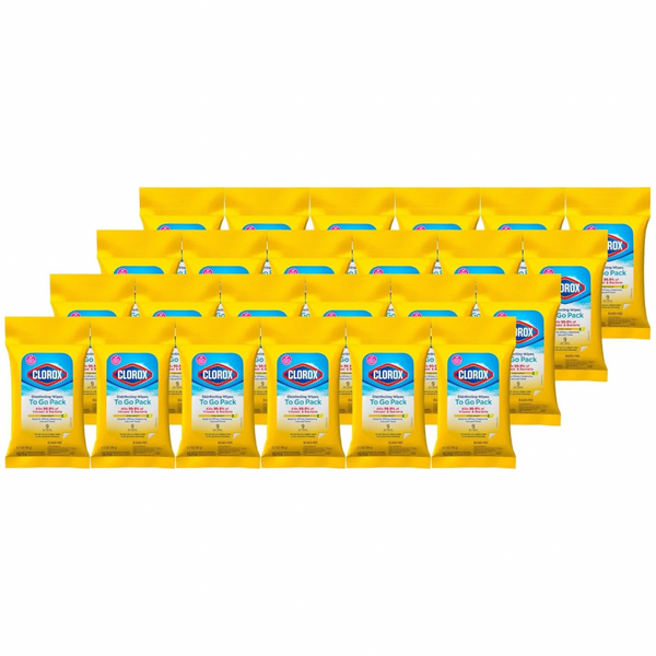 24-Pack Clorox On The Go Disinfecting Wipes