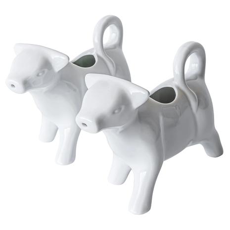 2 Porcelain Cow Creamers