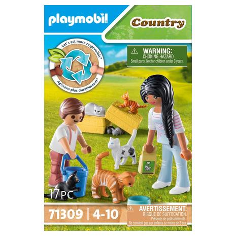 Playmobil Cat Family Toy