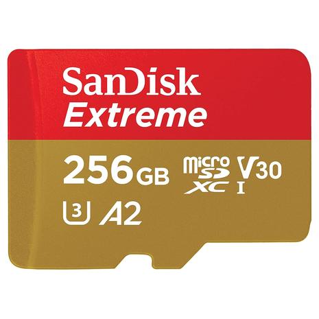 256GB SanDisk Extreme MicroSDXC w/ Adapter