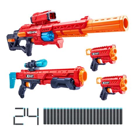 4 XSHOT Blasters