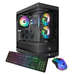 iBuyPower Gaming Desktop Liquid Cooled Ryzen 7-7700, 16GB RAM, 1TB SSD, RTX 4070 12GB, RGB Mouse & Keyboard