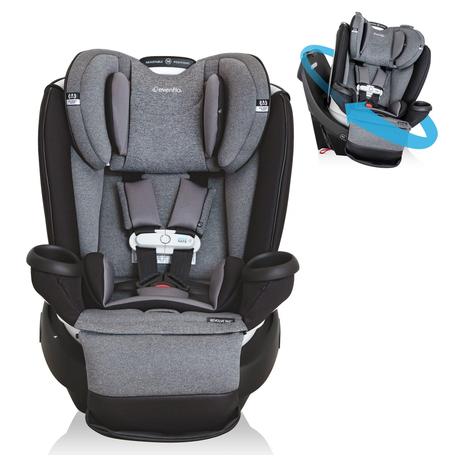 Evenflo Gold Revolve360 Extend All-in-One Rotational Car Seat w/ SensorSafe