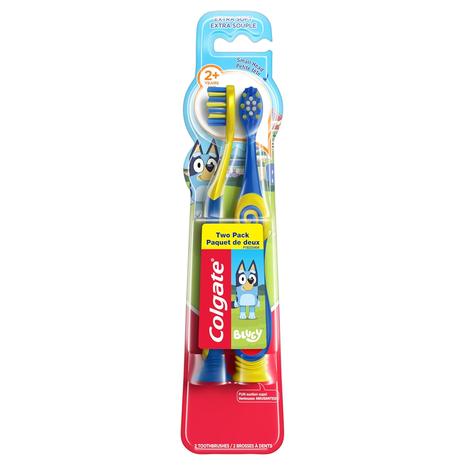 2-Count Colgate Kid's Bluey Extra Soft Toothbrush