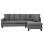 Milquades 2 Piece Upholstered Sectional Sofa (2 Colors)