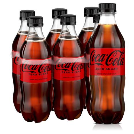 6 Bottles Of Coke Zero Sugar