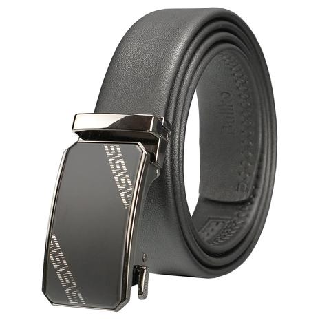 Men's Ratchet Adjustable Leather Dress Belt