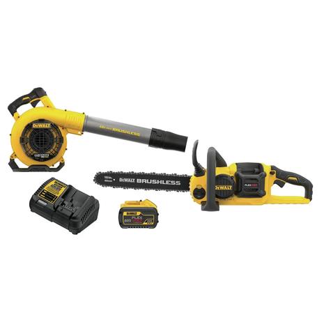 Dewalt 60V Max Flexvolt Blower, 16" Chainsaw, 9Ah Battery Kit & $20 Gift Card