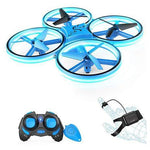 Gesture Operated Mini Quadcopter Drone With LED Lights