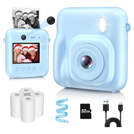 Kid's Instant Print Camera w/ 32GB Card