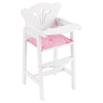 Lil' Doll Wooden High Chair & Table Set