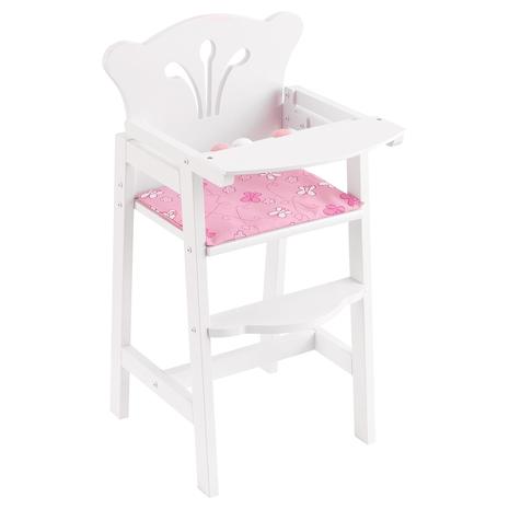 Lil' Doll Wooden High Chair & Table Set