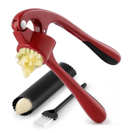 Zulay Kitchen Premium Garlic Press Set