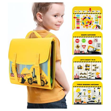 Toddler Busy Board Travel Backpack