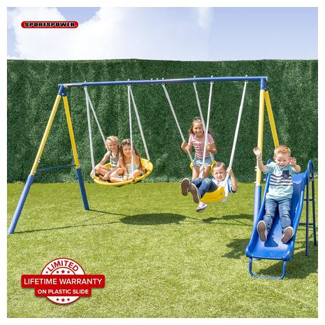 Sportspower Super Saucer Metal Swing Set