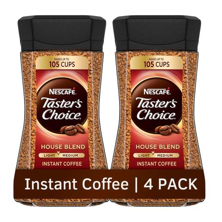 4 Nescafe Taster's Choice House Blend Instant Coffee