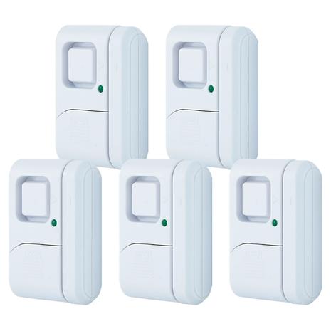 5 GE Personal Home Security Window and Door Alarms