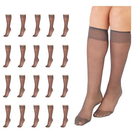 L'eggs Everyday Knee High Nylon Stockings w/ Reinforced Toe