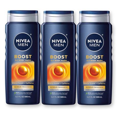 6-Pack Nivea Men's Body Wash (16.9oz)