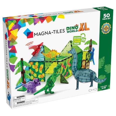 Magna-Tiles Dino World XL Magnetic Construction Set