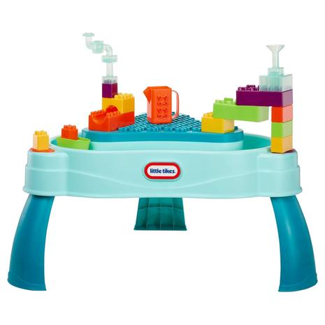 Little Tikes Build & Splash Water Table with 25 Piece Accessories