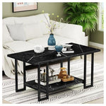 Faux Marble Top Coffee Table