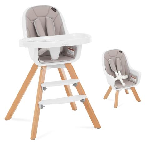 Evolur Zoodle 2-in-1 Convertible Baby High Chair