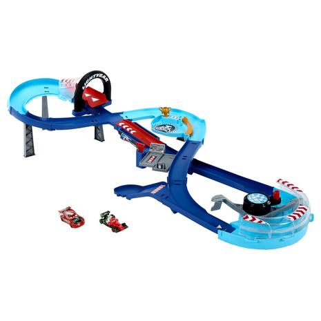 Mattel Disney and Pixar Cars Playset w/ 2 Toy Cars