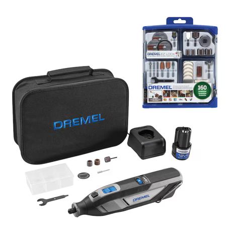 Dremel Cordless 12V Rotary Tool w/ 5 Accessories & 160-Piece Accessory Kit