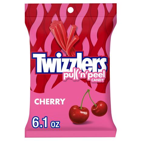 12-Count Twizzlers Pull 'N' Peel Cherry Candy Bags