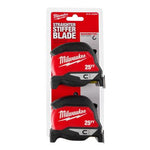 2-Pack Milwaukee 25ft Magnetic Tape Measure