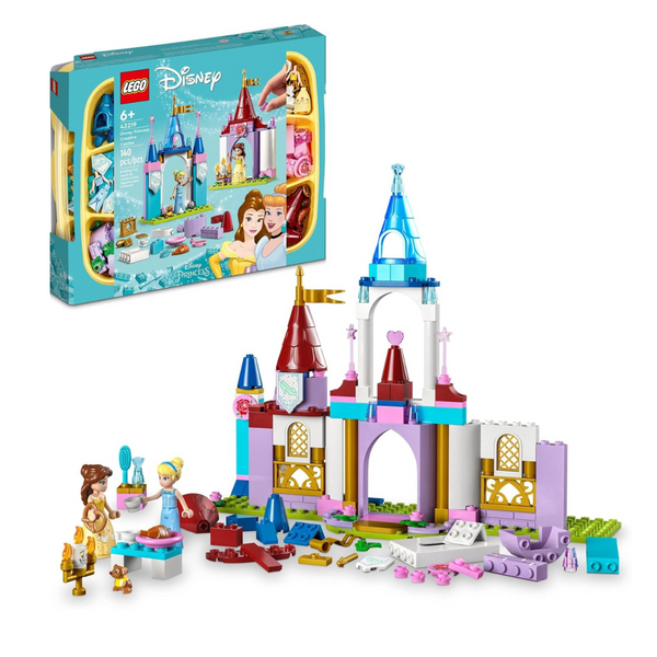 LEGO Disney Princess Creative Castle Playset With Belle & Cinderella Mini-Dolls